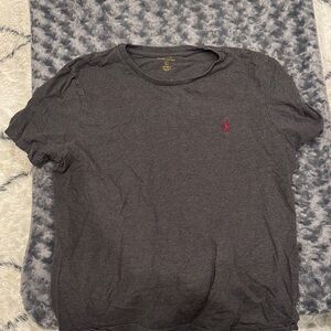 Charcoal Polo by Ralph Lauren Men's Tee